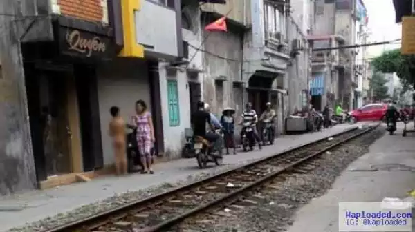 Photo: Mother makes her son walk naked around the street as punishment for stealing from his grandmother